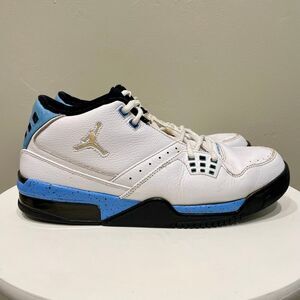 Vintage Nike Air Jordan Flight 23 White Carolina Blue Men's Shoes - Size: 11
